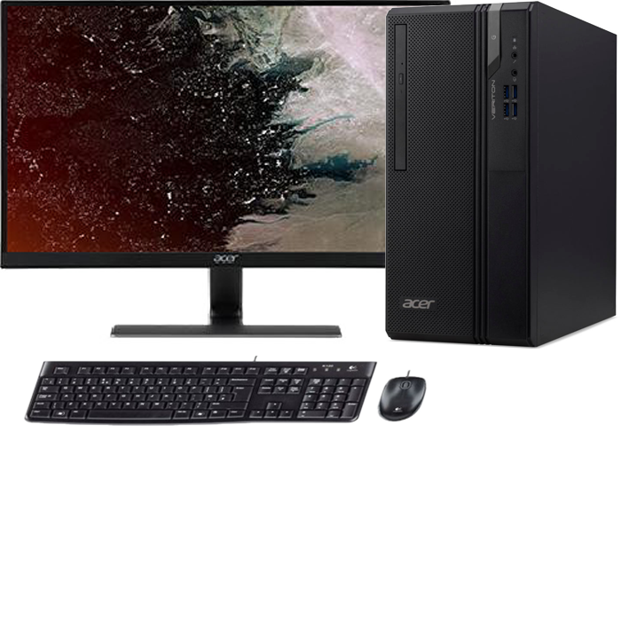 Acer Veriton PC Met 27" Monitor afbeelding