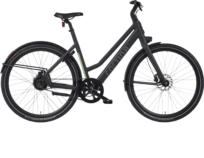 Cortina E-Lett donkergrijs E-Bike