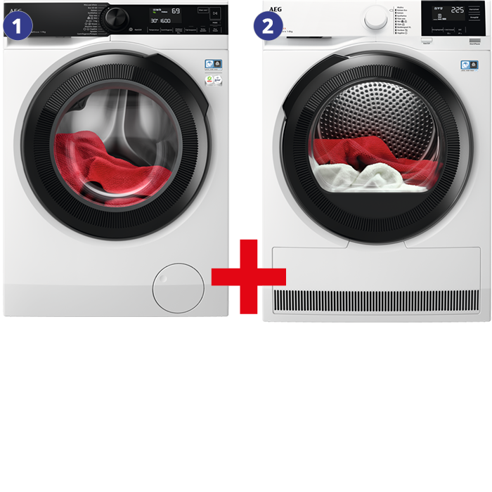 AEG Wasmachine + AEG Droger