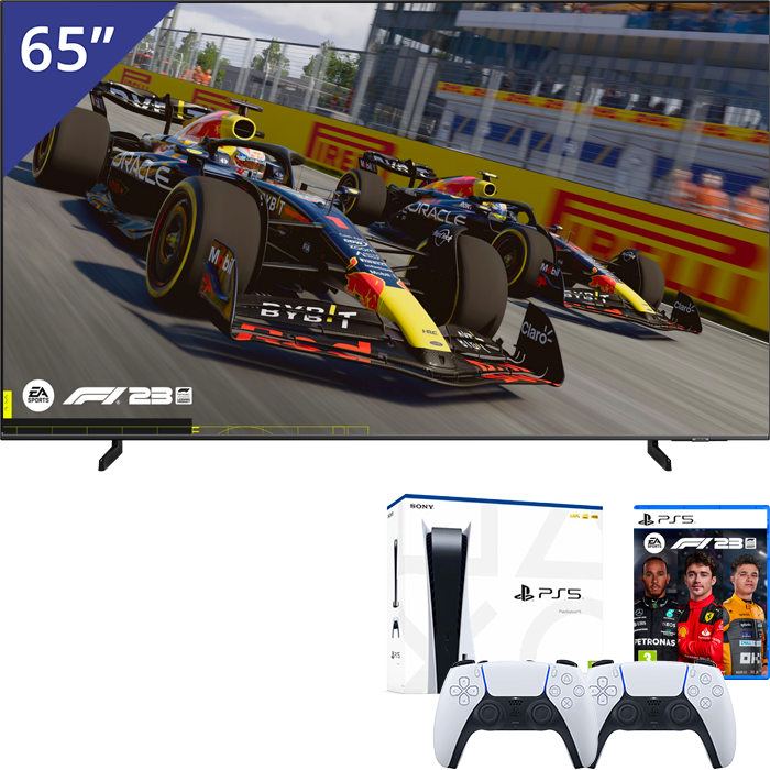 Samsung 65 inch QLED TV Playstation 5 F Skala