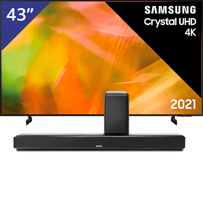 Samsung 43 inch/109 cm 4K TV + Soundbar