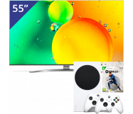 LG 55 inch/140 cm NANO LED TV + Xbox Serie S