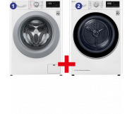 LG Wasmachine + Wasdroger