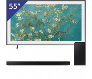 Samsung QLED TV + Soundbar met Subwoofer