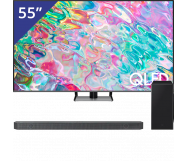 Samsung QLED TV + Soundbar met Subwoofer