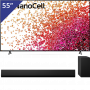 LG 55 inch TV + LG soundbar