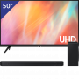 Samsung UHD LED TV + Soundbar met Subwoofer