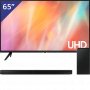 Samsung UHD LED TV + Soundbar met Subwoofer