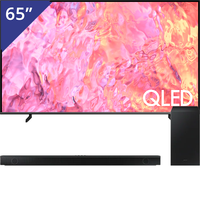 Samsung 65 inch QLED TV + Soundbar met Subwoofer Skala.nl