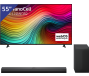 LG 55 inch TV + LG Soundbar met Subwoofer