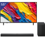 LG 55 inch QNED TV + LG Soundbar met Subwoofer
