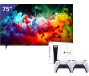 LG 75 inch QNED TV + PlayStation 5