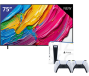 LG 75 inch QNED TV + PlayStation 5