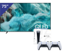 Samsung 75 inch QLED TV + PlayStation 5