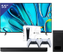 Sony Bravia 55 inch LED TV + Playstation 5 + Soundbar met Subwoofer