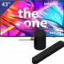 Philips 43 inch TV + Sonos Beam + Sub mini