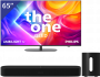Philips 65 inch TV + Sonos Beam + Sub mini
