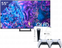 Samsung 55 inch QLED TV + PlayStation 5