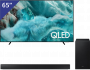 Samsung 65 inch QLED 4K TV + Soundbar met Subwoofer
