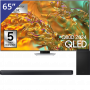 Samsung 65 inch QLED TV + Soundbar met Subwoofer