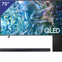 Samsung 75 inch QLED 4K TV + Soundbar met Subwoofer