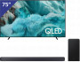 Samsung 75 inch QLED 4K TV + Soundbar met Subwoofer