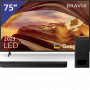 Sony 75 inch Ultra HD TV + Sony Bravia Theatre Bar + Subwoofer