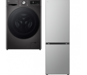 LG Wasmachine + LG Koelvriescombi