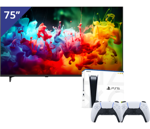LG 75 inch QNED TV + PlayStation 5