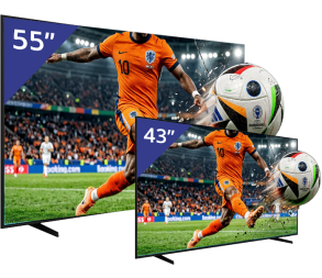 Samsung 55 inch QLED TV + Samsung 43 inch UHD TV | WK ACTIE