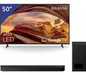 Sony 50 inch Ultra HD TV + Sony Bravia Theatre Bar + Subwoofer