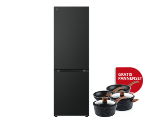 LG Koelvries 344 liter Zwart