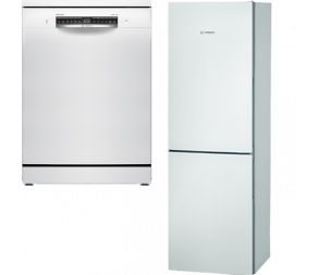 Bosch Koelvriescombinatie + Bosch Vaatwasser