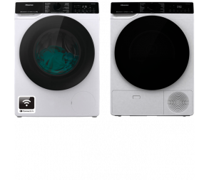 Hisense Wasmachine + Hisense Droger