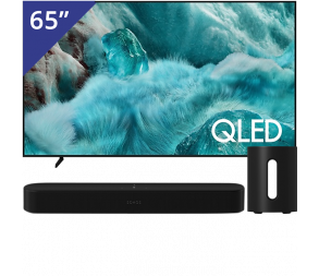 Samsung 65 inch TV + Sonos Beam + Sub mini