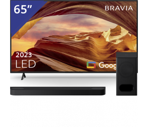 Sony 65 inch Ultra HD TV + Sony Bravia Theatre Bar + Subwoofer
