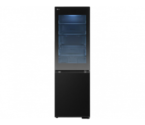 LG Instaview Koelvriescombinatie 349 liter zwart