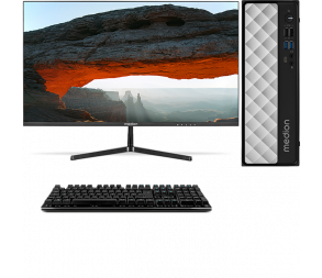 Medion Akoya PC met 27" monitor
