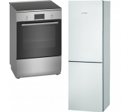 Bosch Koelvriescombinatie + Bosch Inductiefornuis