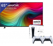 LG 65 inch LED TV + PlayStation 5