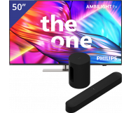 Philips 50 inch TV + Sonos Beam + Sub mini