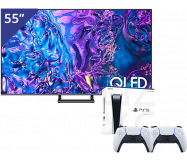 Samsung 55 inch QLED TV + PlayStation 5