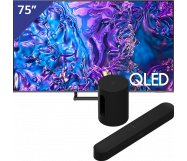 Samsung 75 inch TV + Sonos Beam + Sub mini