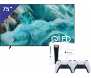 Samsung 75 inch QLED TV + PlayStation 5