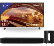 Sony 75 inch TV + Sonos Beam + Sub mini