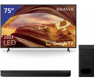 Sony 75 inch Ultra HD TV + Sony Bravia Theatre Bar + Subwoofer