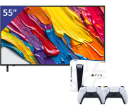 LG 55 inch QNED TV + PlayStation 5