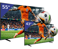 Samsung 55 inch QLED TV + Samsung 43 inch UHD TV | WK ACTIE