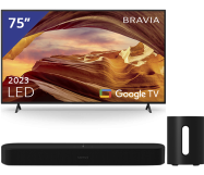 Sony 75 inch TV + Sonos Beam + Sub mini