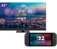 Thomson 43 inch QLED 4K TV + Nintendo Switch 2